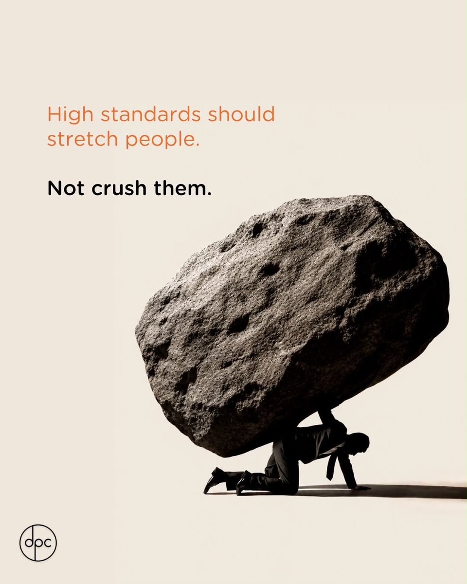 drewpovey's tweet photo. High standards and perfectionism aren’t the same.

High standards say: “Let’s do this really well.”

Perfectionism says: “Anything less isn’t good enough.”

One creates ambition. The other can create anxiety.

Don’t lower the bar. Make sure it helps people grow. 🎯

#Leadership https://t.co/5iknaIEiJe