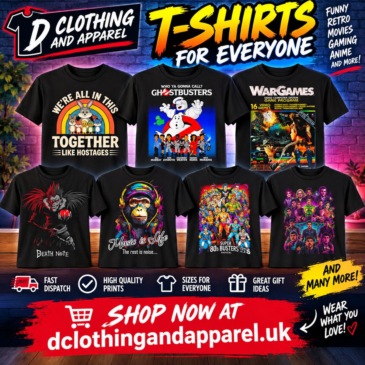 DRodnicki's tweet photo. 🔥 Fresh T-shirts. Bold designs. Something for everyone! 👕😎

Shop now 👉 https://t.co/4I4NhthKnn

#TShirts #GraphicTees #DClothingAndApparel https://t.co/PFY7ldVE7v
