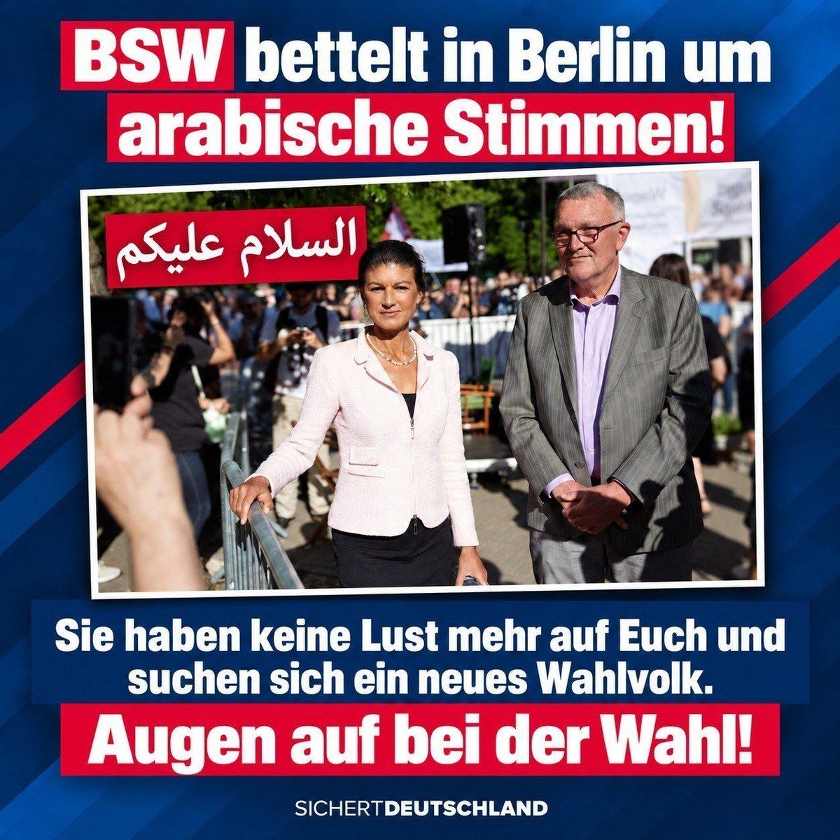 Dittmar_S's tweet photo. So sieht es aus. Aber BSW kooperiert mit der AFD. Wer es glaubt... https://t.co/FzuMXz3VZc