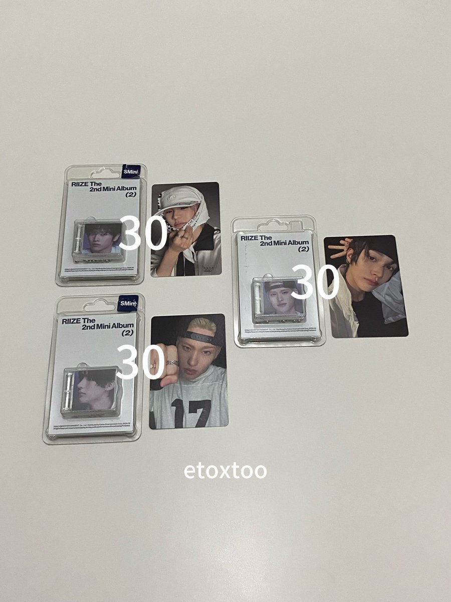 etoxtoo's tweet photo. 🇲🇾 WTS RIIZE The 2nd Mini Album 'Il' 
photobook ver - RM65
smini ver - RM30
makestar shotaro/sohee pc - RM15
makestar wonbin pc - RM25

#pasarriize #pasarriizemy https://t.co/AYYzEvc55O