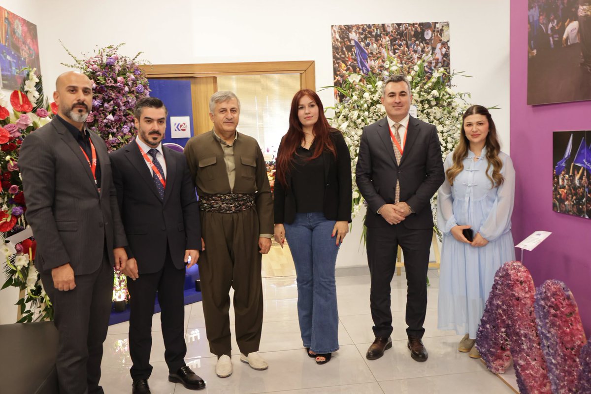 BarzaniCF's tweet photo. Barzani Charity Foundation Congratulates AVA Media Channel

A delegation from the Barzani Charity Foundation, headed by Farzin Bagzadeh, Head of the Public Relations, Media and Legal Affairs Department at the Barzani Charity Foundation, visited AVA Media Channel @AVAMediaTV to congratulate the channel on the anniversary of its establishment. The delegation was warmly received by Mohammed Khoshnaw, Director of Relations at the channel.
During the visit, Farzin Bagzadeh extended his congratulations on the anniversary of AVA Media Channel’s establishment and presented a bouquet of flowers as a gesture of appreciation. He wished the channel and all its staff continued success and prosperity.
He also praised the channel’s role in covering and highlighting the humanitarian activities and initiatives of the Barzani Charity Foundation and its efforts to communicate the Foundation’s work to the public.