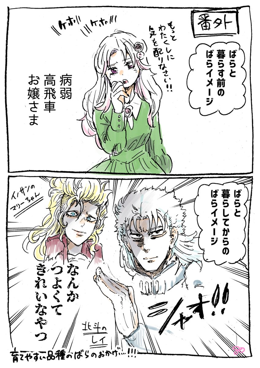 2D2D2D's tweet photo. バラは……本当にいい生き物だから……！！！ https://t.co/9LZli6meNW