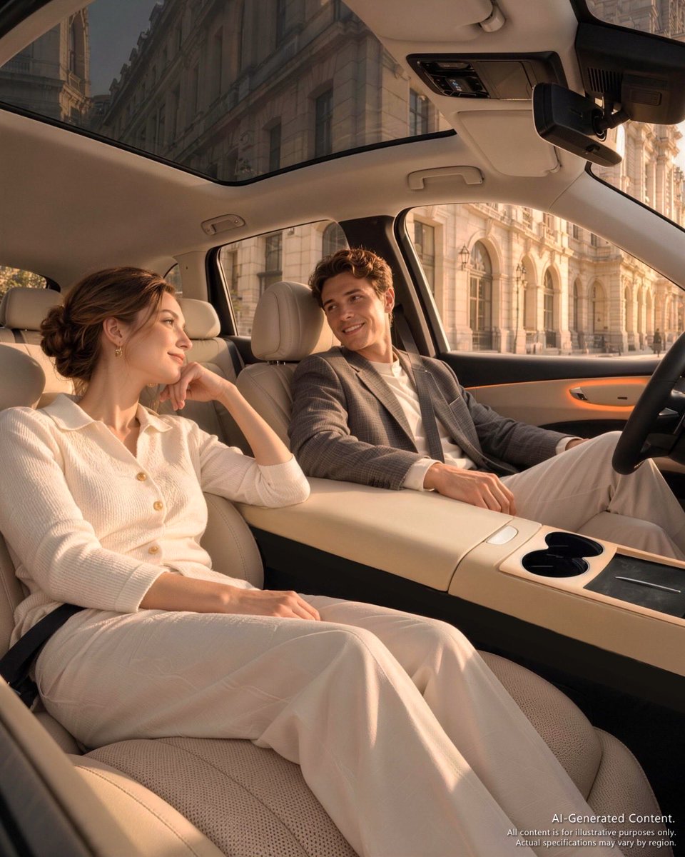LepasAlbabtain's tweet photo. Redefine mobility through the beauty of design.
The LEPAS L6 wins the Best Interior Design Award｜City Car at the 2026 Torino Automotive Design Award.

#LEPAS #LEPASLife #DriveYourElegance #LEPASL6 https://t.co/lXSsAG5UH0