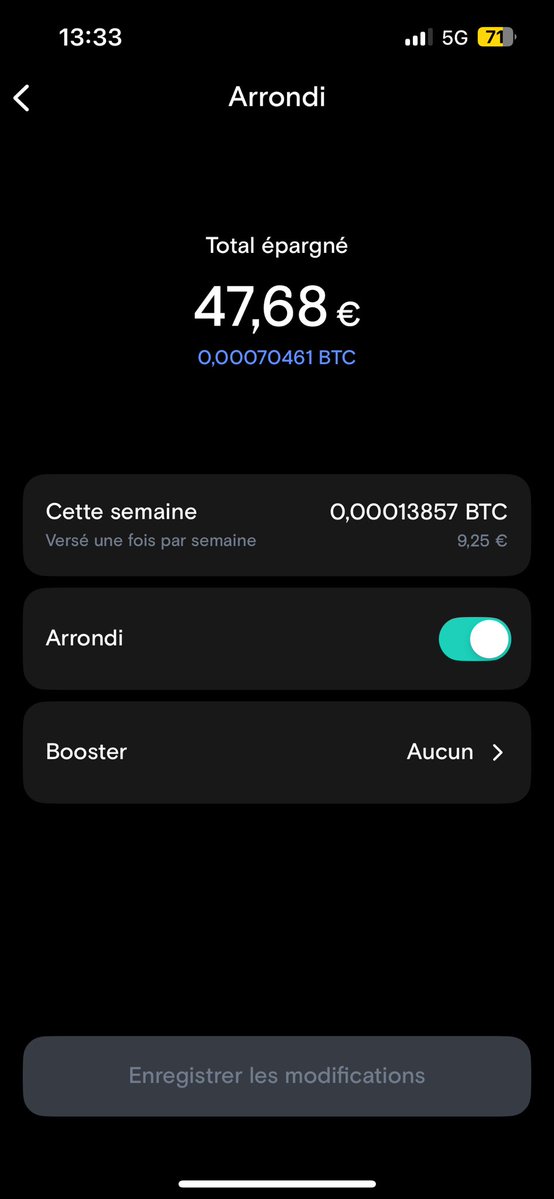 DigitalReserveX's tweet photo. Moi je dis ont est pas mal juste avec du café ☕️ 👍 en 15 jours 
@MiningTk @DeblockApp 
#BTC #Arrondi https://t.co/LZzDOvkiEI