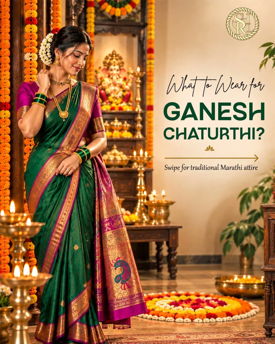 HerbDecost's tweet photo. Ganpati is almost here, so it’s time to decide what to wear. Don’t worry—we’ve got you covered! What will you wear this Ganesh Chaturthi? Tell us in the comments. https://t.co/cY7lMJkdEt
