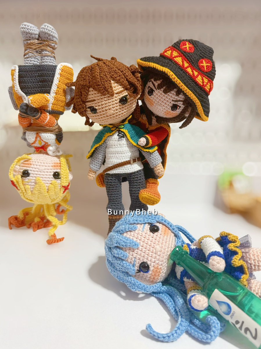 BunnyBheb's tweet photo. Konosuba in a nutshell https://t.co/f1Mq37I0G6