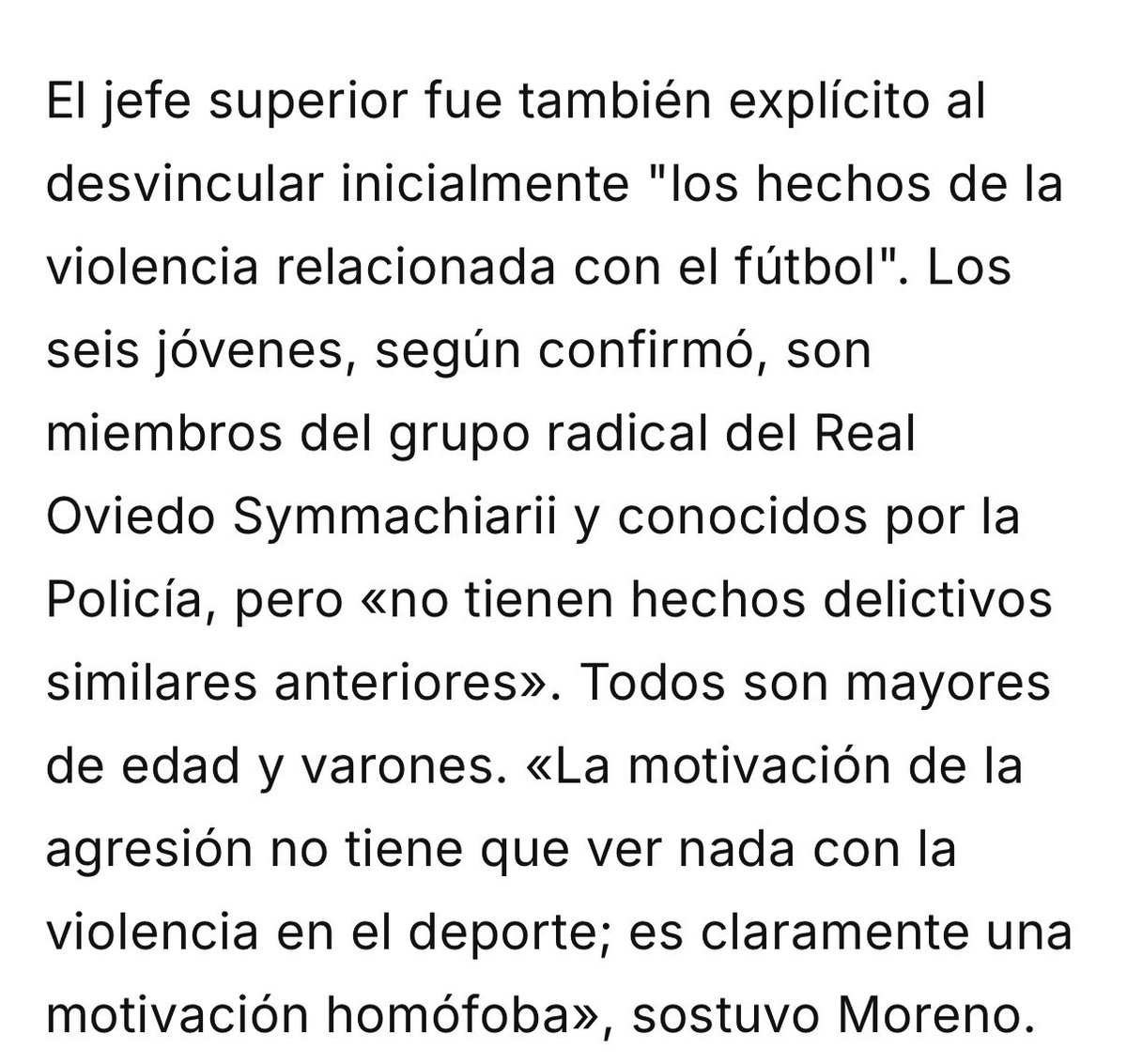 soyunsanti's tweet photo. Esto lo dice la policía, insisto.
Ni pulsera ni nada. Fue odio y ganas de provocar. 
Por cierto, leed y veréis que dicen “conocidos de la policía” 
Ya estaban fichados los “buenos chavales “ https://t.co/dZylLIBIcX