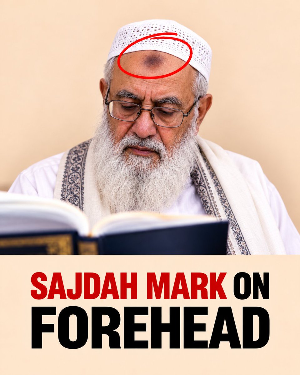Mahdii365_'s tweet photo. SAJDAH MARK ON THE FOREHEAD!

Does having a dark mark on your forehead from sujood mean that a person is especially righteous?⤵️ https://t.co/dcYFPQyerT