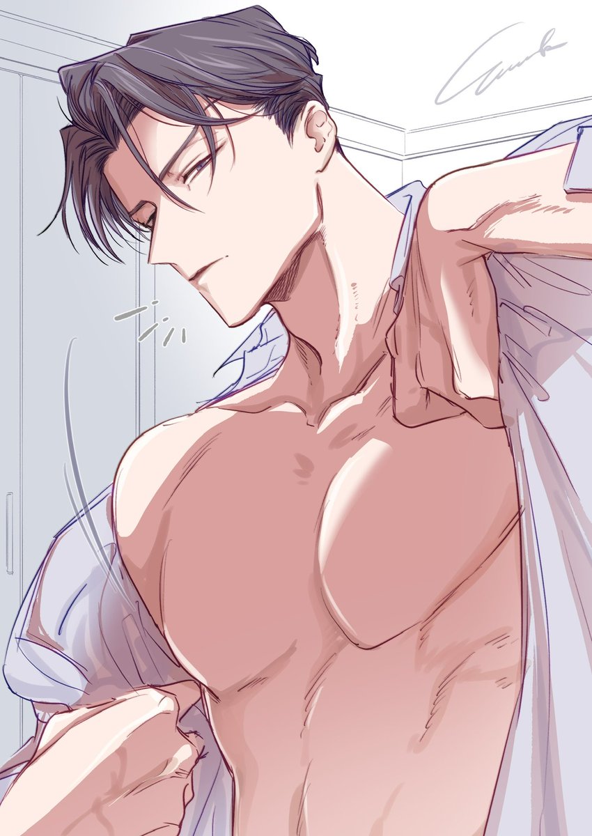 SUMMERTIME_ENMK's tweet photo. 🦈👔
サメはウメが起きるより前に起きてシャワーして着替えたりしてる🌸 https://t.co/U24M41Bx8m
