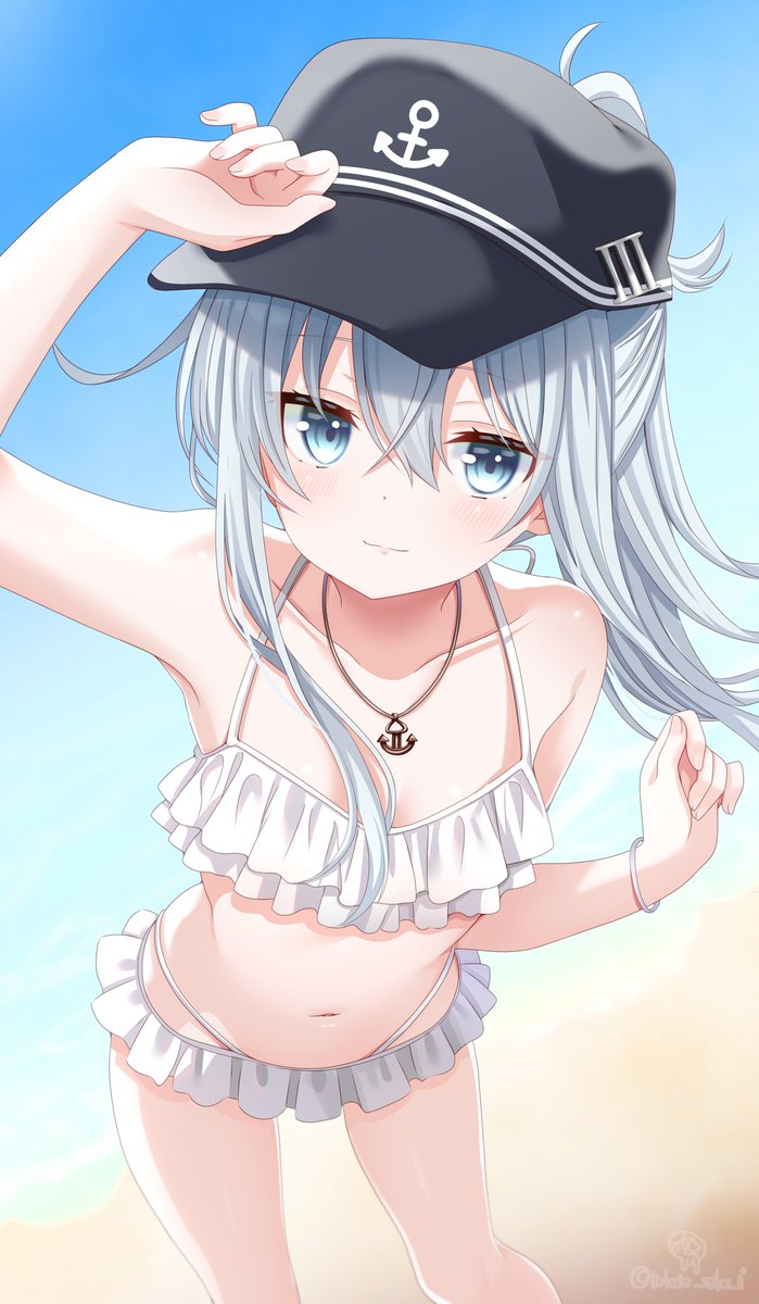 toketa_sekai's tweet photo. 響～！⛱️ #艦これ https://t.co/Kn9dhFA5qd