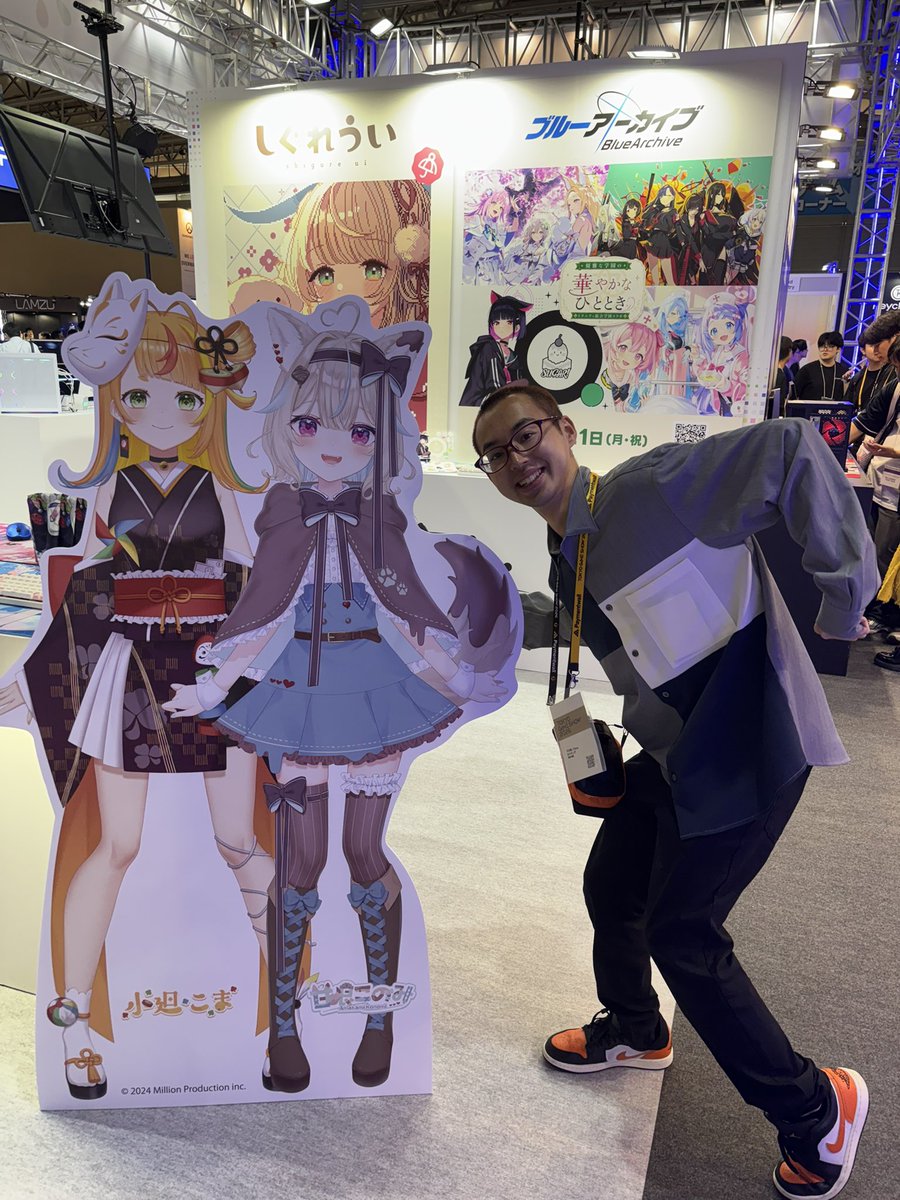 KaiExG's tweet photo. 東京ゲームショー今年も招待いただいて行ったけど本当に楽しかったです！！
本当にありがとうございました😭

#TGS2026 https://t.co/qhn9lfj2P0