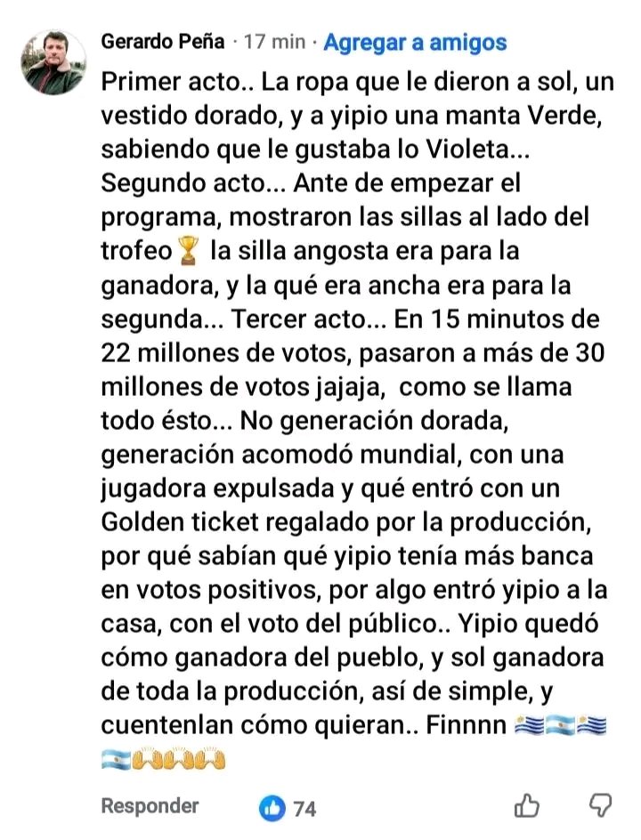 Brenda123419's tweet photo. Tal cuál gran armado , Yipio nuestra ganadora 💜
#GranHermanoGeneraciónDorada
#GH26FRACASÓ https://t.co/2DyZxbVQsW