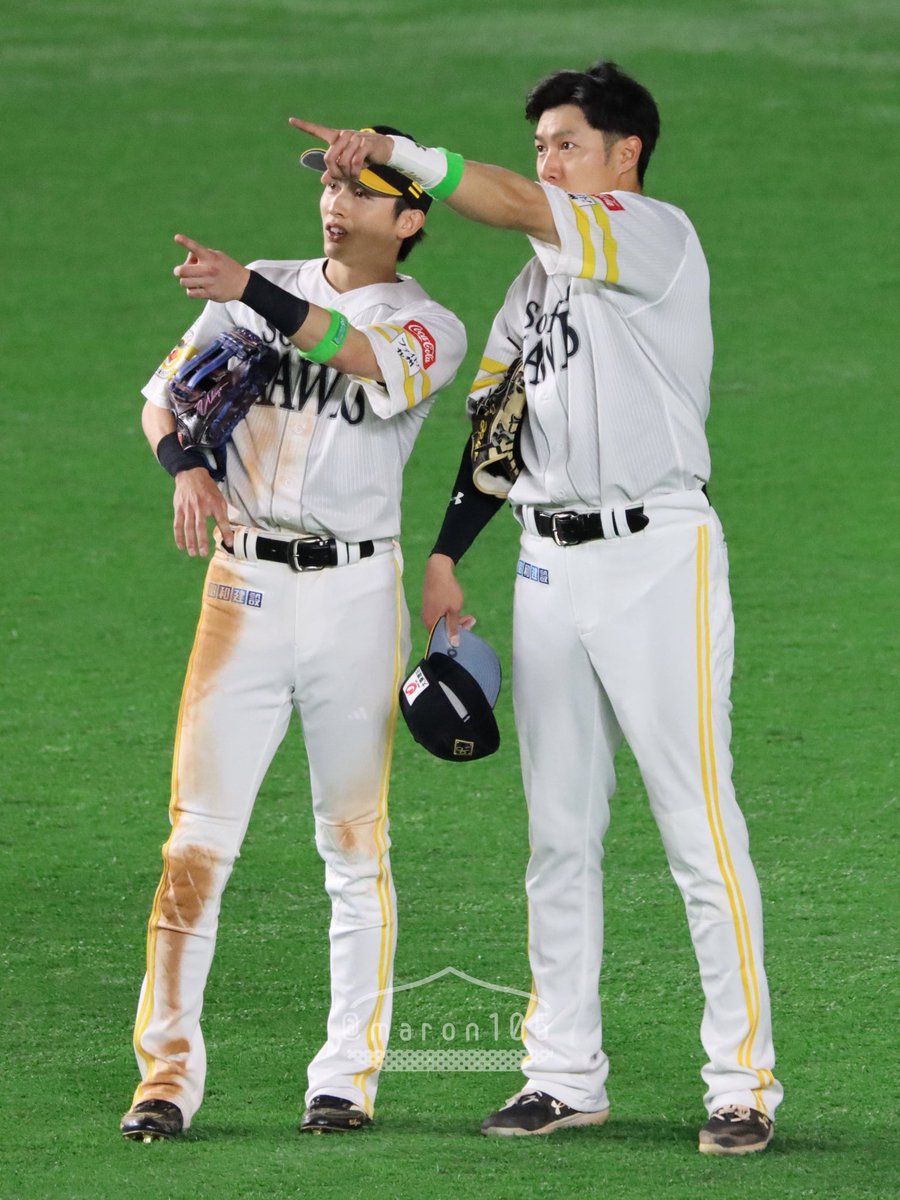 maron105_'s tweet photo. マジック1⃣☝🏻💞

 #sbhawks  #柳田悠岐  #周東佑京 https://t.co/EbetEbWvlz