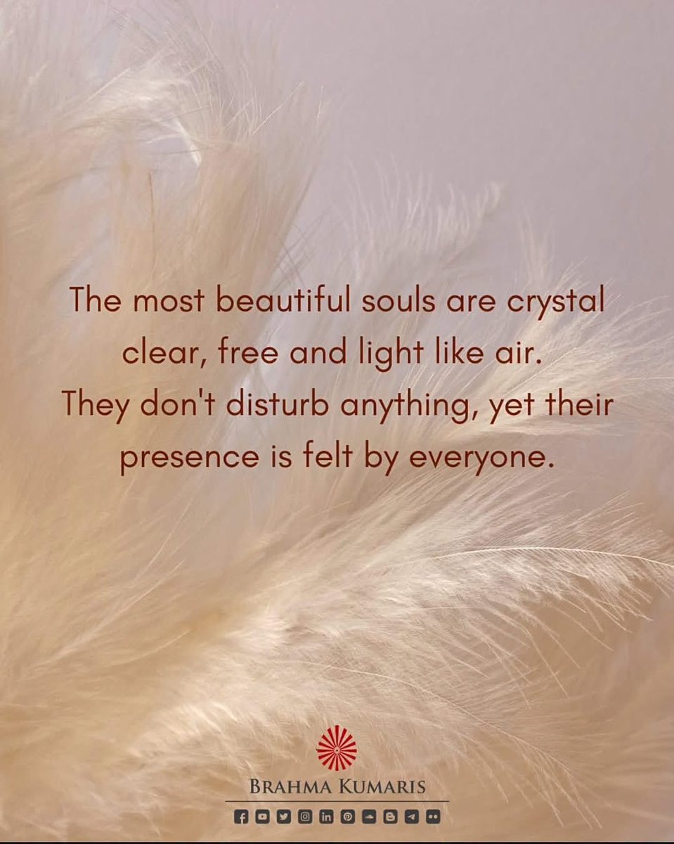 bk_toronto's tweet photo. When you release the weight from your heart and shine with your true light, others are drawn to you without understanding why. 
They feel your presence like the air they breathe,  so close yet so natural they barely notice. 
#brahmakumaristoronto https://t.co/FNip8PtF5L