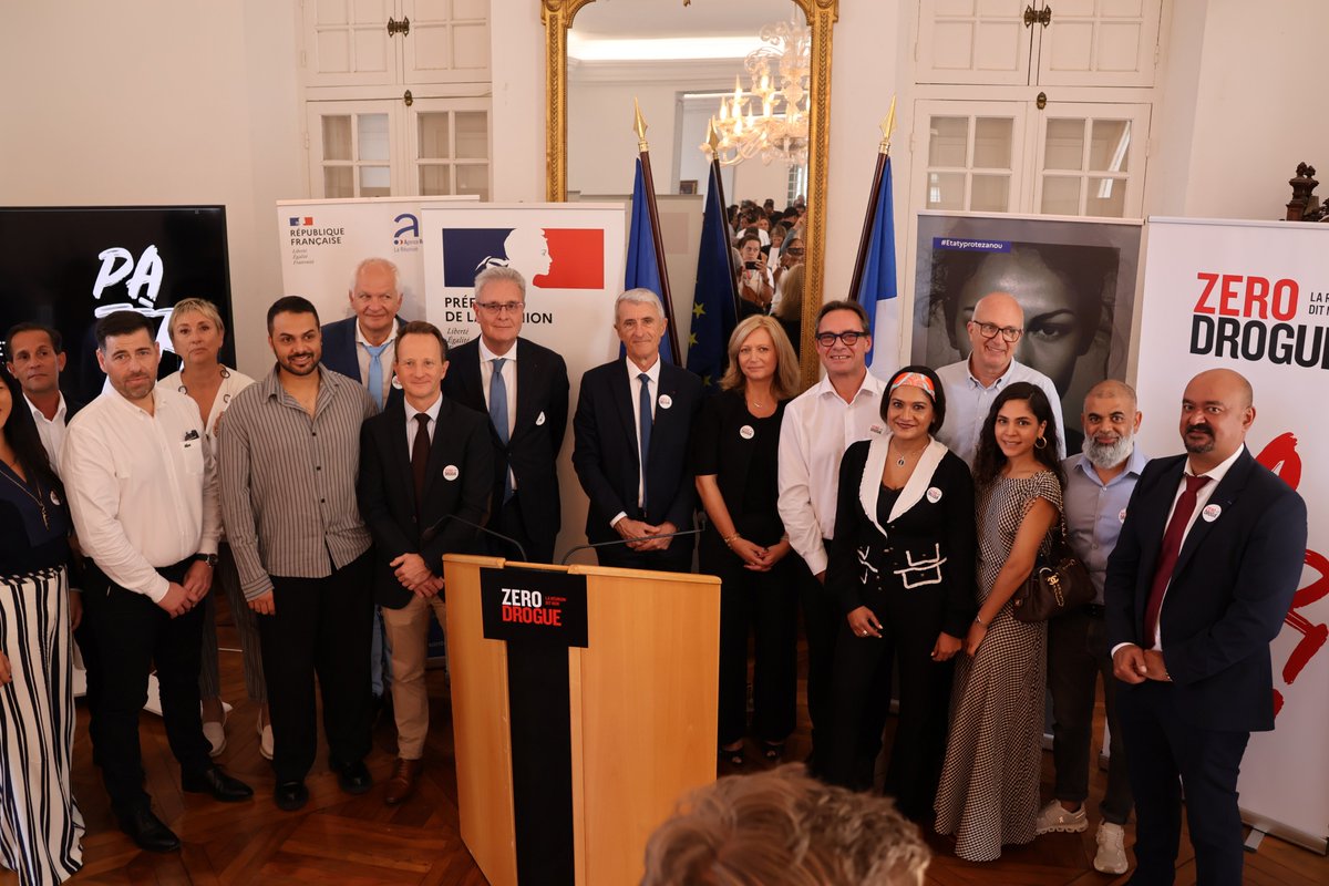 Image de Préfet de La Réunion - #ZeroDrogue | Le préfet a réuni de nombreux acteurs pour faire un point d'étape des actions engagées