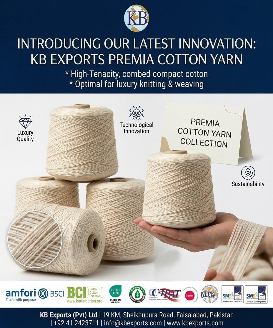kbexports7's tweet photo. Explore the collection and elevate your creations.
Learn More: https://t.co/vtfws9VfcL
Contact us for samples: info@kbexports.com
#Textiles #CottonYarn #LuxuryKnitting #Weaving #SustainableFashion #KBExports #NewProductLaunch #TextileIndustry https://t.co/lobIEJGGNV