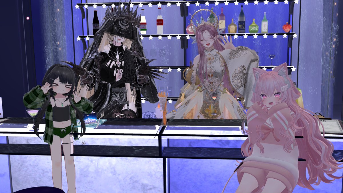 VRC_LOCA_'s tweet photo. 人の子の長い人生の中でも、私たち星にとっては瞬きにすぎないかもしれないわね…。
またお待ちしているわ。
#VRCステレゾ https://t.co/RtQANhyrmI