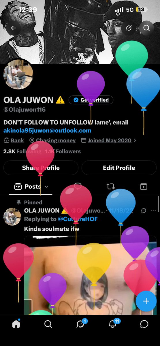 Olajuwon116's tweet photo. It’s my birthday am grateful for a new age, Wish me well🎉 https://t.co/BhHWVFL1Io