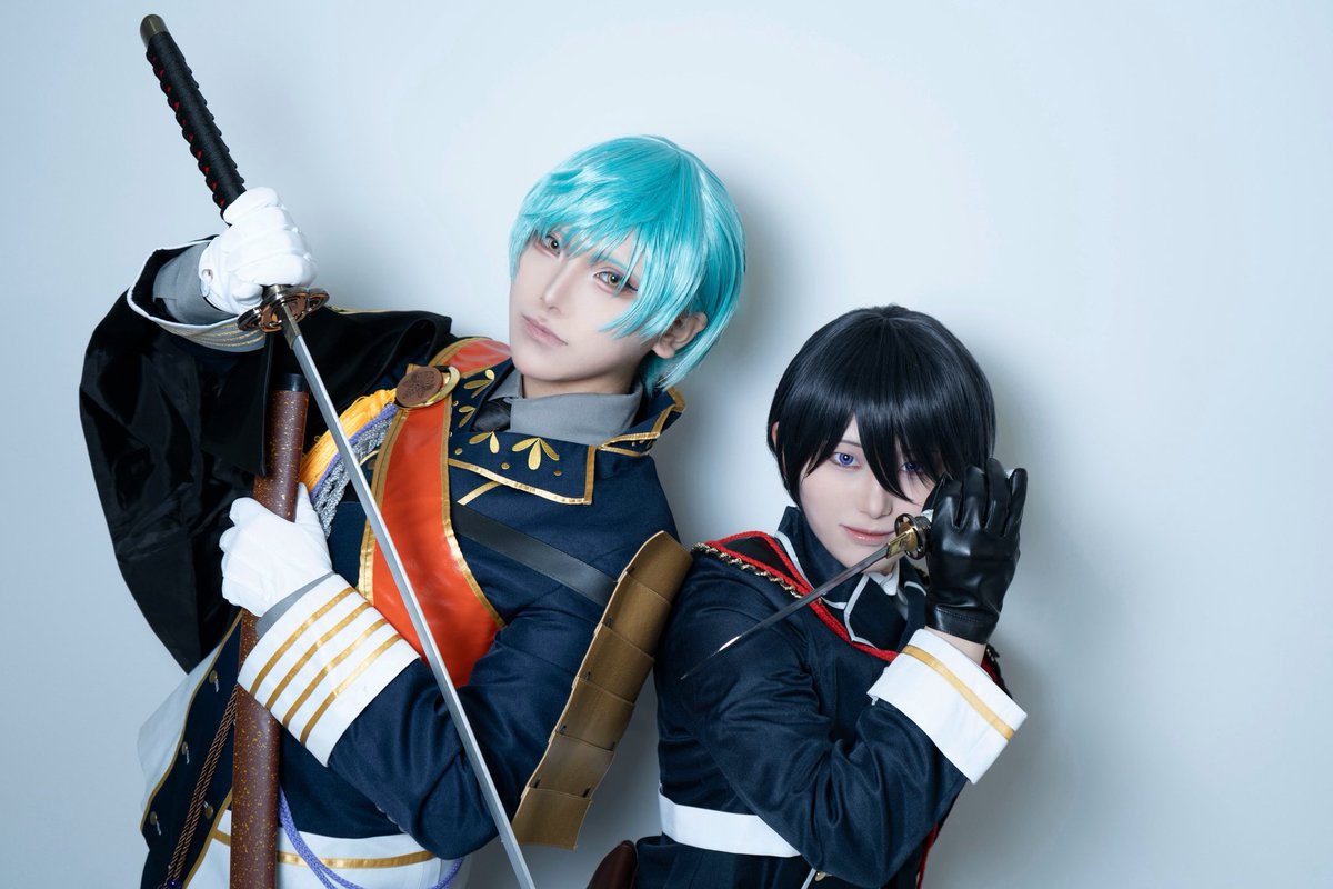 ham_tea666's tweet photo. ⚠️注意⚠️【Cosplay/コスプレ】
刀剣乱舞

二十五番　一期一振
四十九番　薬研藤四郎 @Ba7__oRe 
📸➞@Nemomocos 

－共に行こう－ https://t.co/vxhsO6utaF