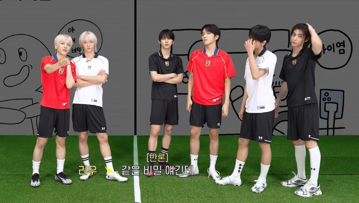 fillllif's tweet photo. 중앙선 기준으로 사이즈..? 차이 웃겨서 캡쳐함 머리색도 오른쪽에 다 뺏긴 듯 https://t.co/IysywLqZeb
