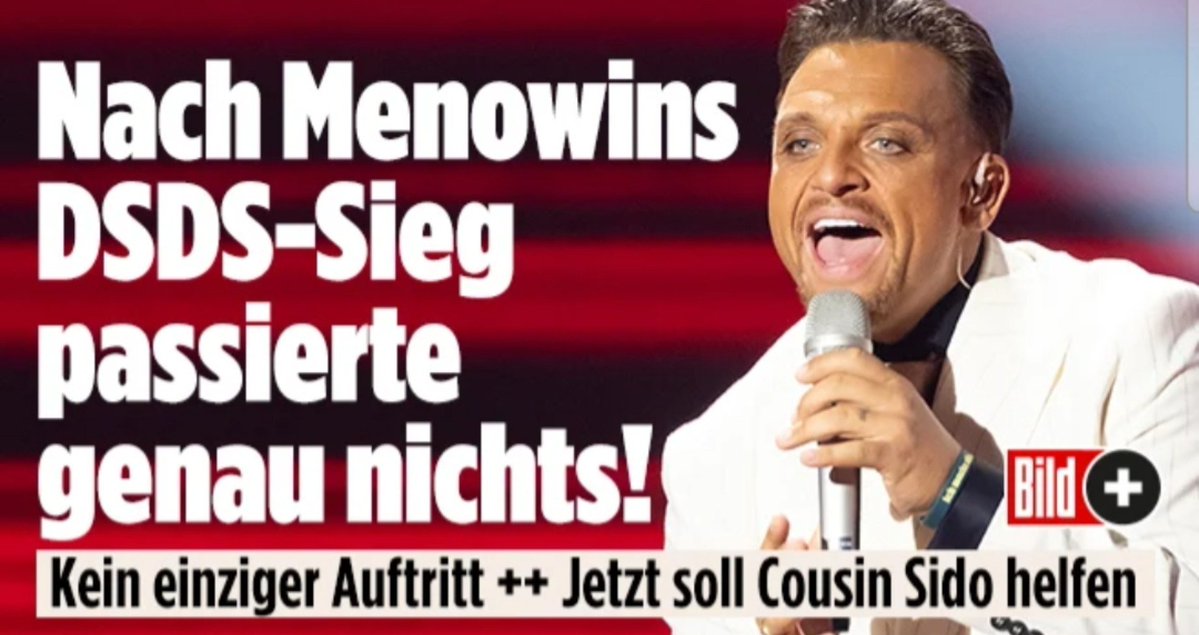 realorangelord's tweet photo. Das L in Menowin steht für Loser. #DSDS https://t.co/ISjtwLFWgS