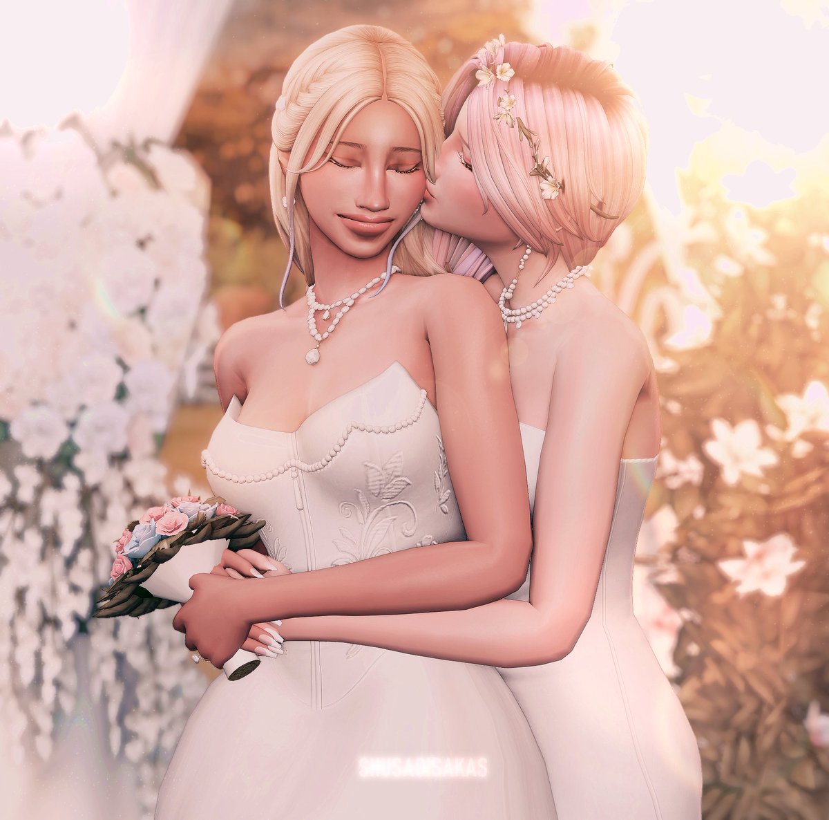 shusagisakas's tweet photo. —wedding day °⛪︎ ⋆.ೃ♡ ࿔*:･ https://t.co/GwOdFfOrSb