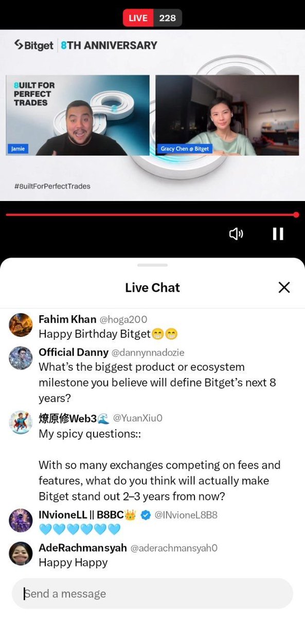 YuanXiu0's tweet photo. @bitget @GracyBitget @realguyturner @CryptoCT01 @JamieElk My spicy questions::

With so many exchanges competing on fees and features, what do you think will actually make Bitget stand out 2–3 years from now? https://t.co/26aQUV4P0F
