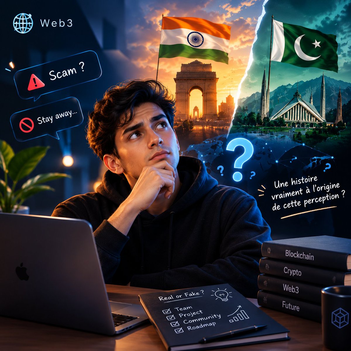 djmllssnHQ's tweet photo. 🤔 Genuine question:

Why do some people instantly label projects from India 🇮🇳 or Pakistan 🇵🇰 as scams?

Is this perception based on past events, notable projects, or is it mostly a stereotype?

I'd love to understand the history and context behind it 👇 https://t.co/hOzaUPMjeR