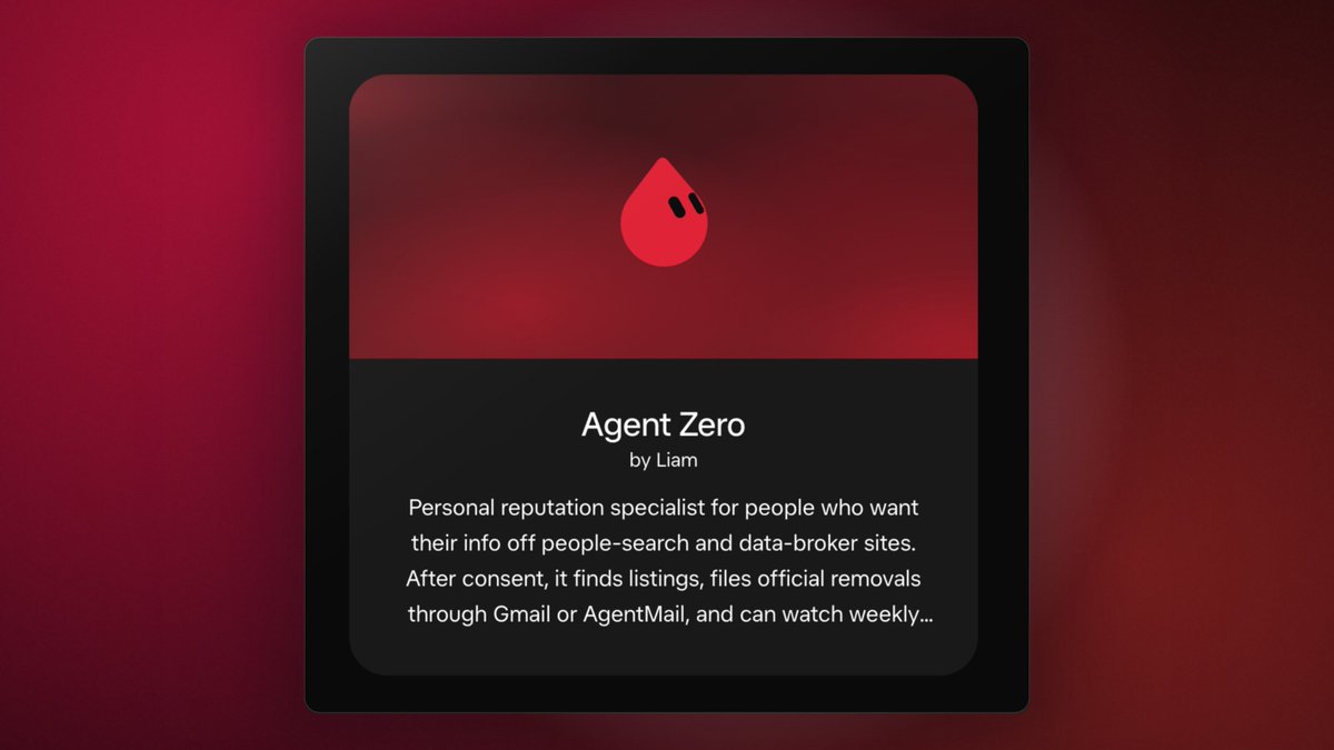 liam_fallen's tweet photo. I made a Grok Bot that makes you invisible online.

It hunts down your personal info and removes it.

→ Finds where it’s exposed
→ Submits removal requests
→ Confirms your data was removed
→ Escalates requests that were ignored

I built it for myself.

You can use it too.

Link below 👇