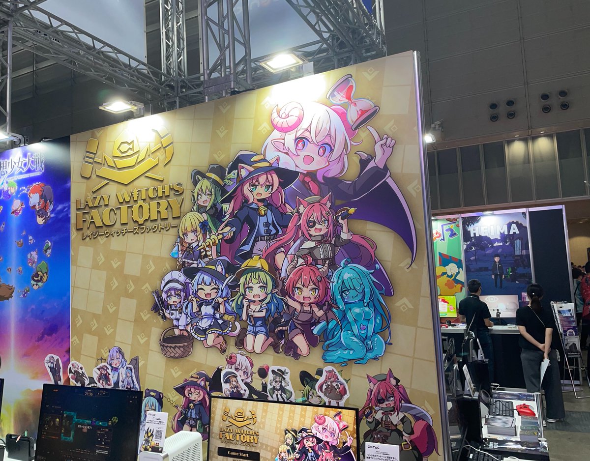 Mr_Gamehit's tweet photo. #TGS2026
Phoenixxブースでは『THE FIRST ZOMBIE』が会場で初公開！！その他にも『MONOWAVE』や『Lazy Witch's Factory』など気になるタイトルが揃ってました(ホール9 C-64) https://t.co/fDJ6Y3qmp1