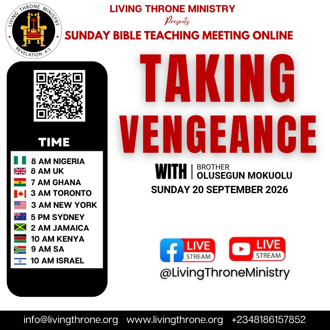 MokuoluOlusegun's tweet photo. Join us live at our Sunday Bible meeting online. Details in the flyer. 
Facebook: https://t.co/QlHr2QHdL1

YouTube: https://t.co/cLL8YDDVUS https://t.co/eaOUix243h