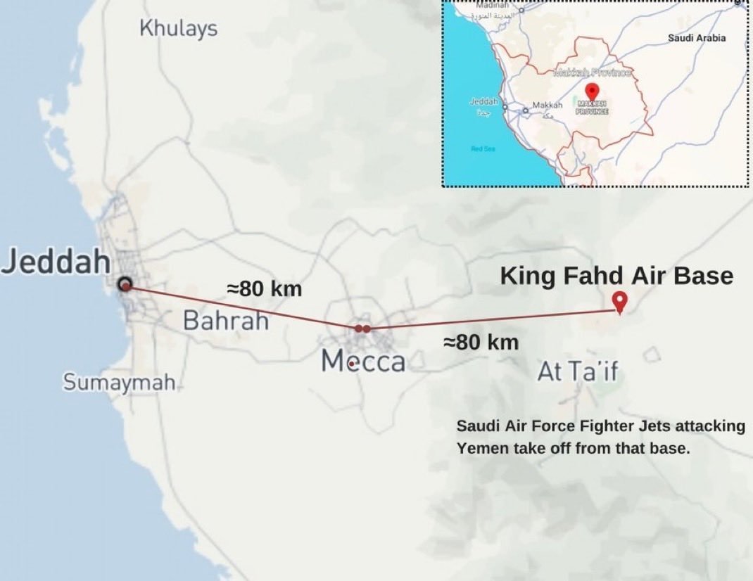 indar95706's tweet photo. @Piyusaja2 King faham air base yg di serang di Taif https://t.co/8RVQuXrMJZ