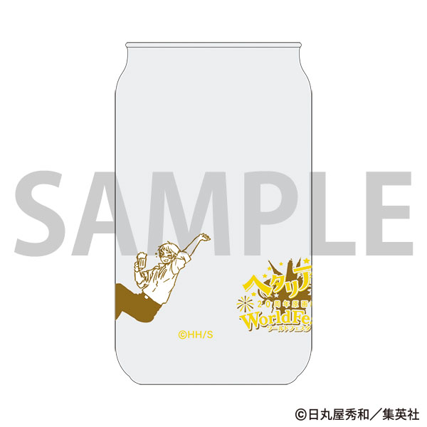 hetalia20thEX's tweet photo. 【#ヘタリア原画展 グッズ紹介】

 ◆ビアグラス
缶の形をした特製ビアグラスです。
日常使いはもちろん、大好きな飲み物を注いで、みんなで一緒に乾杯しましょう！
 
 価格：1,980円(税込)
 グッズ詳細URL: https://t.co/fwsVLxxRFx
 
 #HetaliaWorldFesta https://t.co/kVy0Q58Tkx