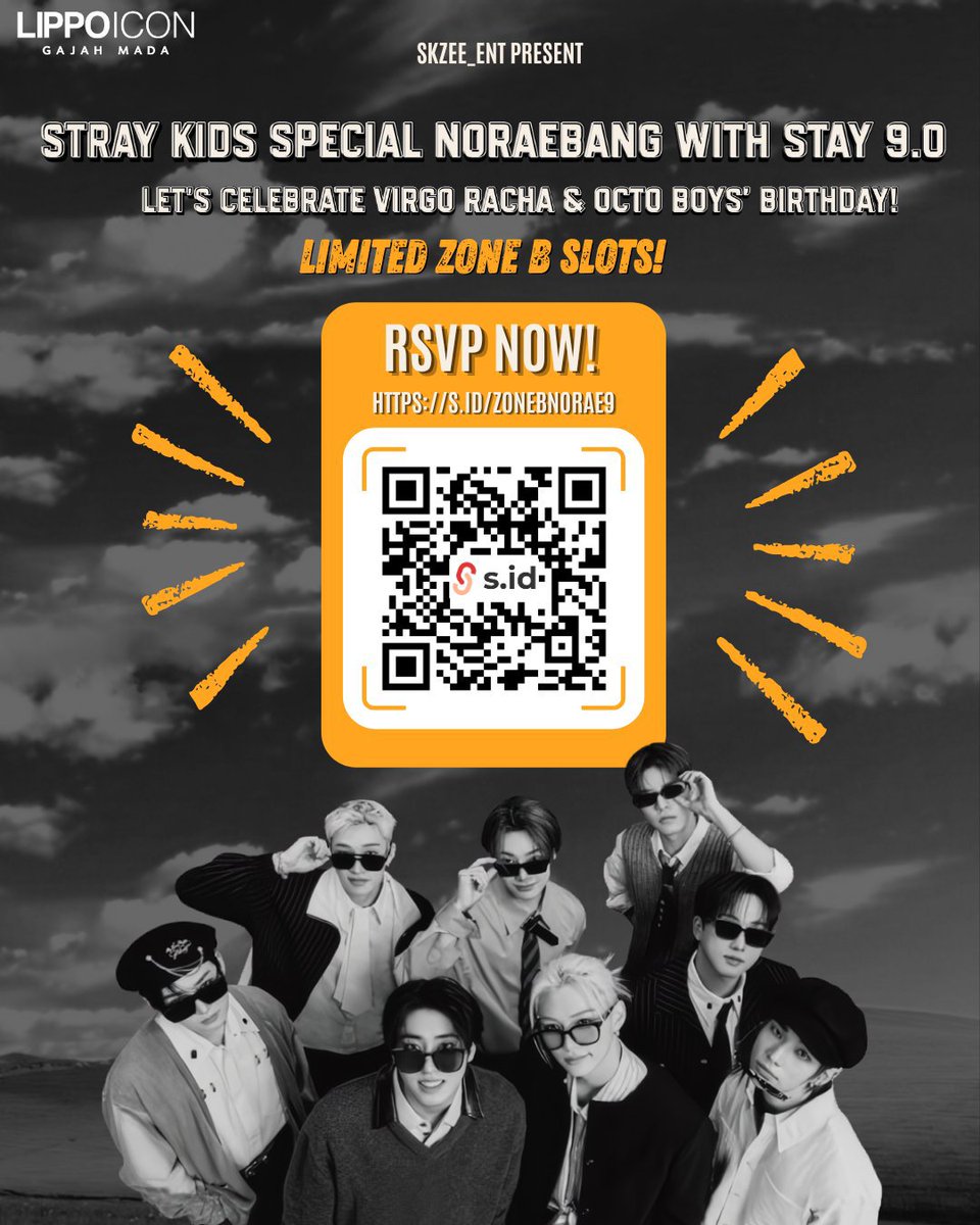 SKZEE_Ent's tweet photo. THE WAIT IS OVER, STAY! 🚨

You voted “GAS”, and now it’s time to make it happen! 🫵🏻🔥

🎉 ZONE B RSVP IS OFFICIALLY OPEN! 🎉

Ready to join Stray Kids Special Noraebang with STAY 9.0? 🎶✨

📝 FILL OUT THE FORM NOW! ⬇️ 
🔗https://t.co/5RRHNwVa0d

LET’S GET LOUD, STAY! 🎤🫶🏻 https://t.co/dYbB5yPZM9
