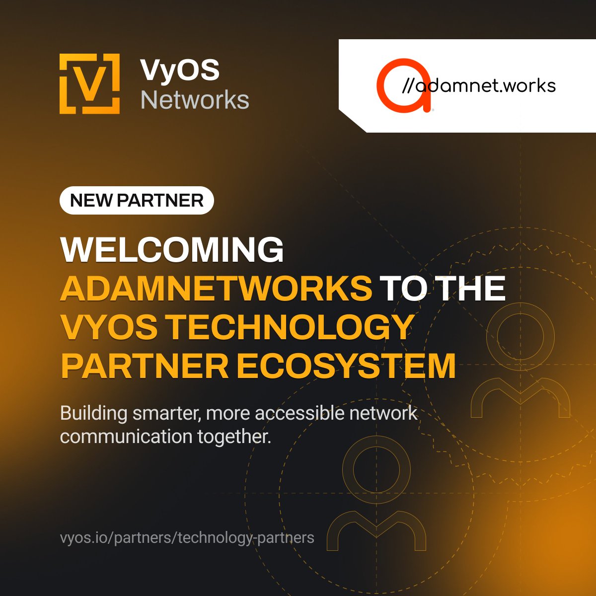 vyos_dev's tweet photo. 🤝 We're excited to welcome @adam_networks to the VyOS Technology Partner Ecosystem!

Together, VyOS and ADAMnetworks combine flexible cloud networking with lightweight Zero Trust Connectivity to help organizations secure cloud infrastructure, remote access, and VPN traffic, without adding unnecessary operational complexity.

🌐 Learn more about our growing Technology Partner ecosystem: https://t.co/xtARHFvuBs

🔗 Read our press release: https://t.co/fp0Xaxe1F9

#VyOS #ADAMnetworks #TechnologyPartner #ZeroTrust #CloudSecurity #CloudNetworking #NetworkSecurity