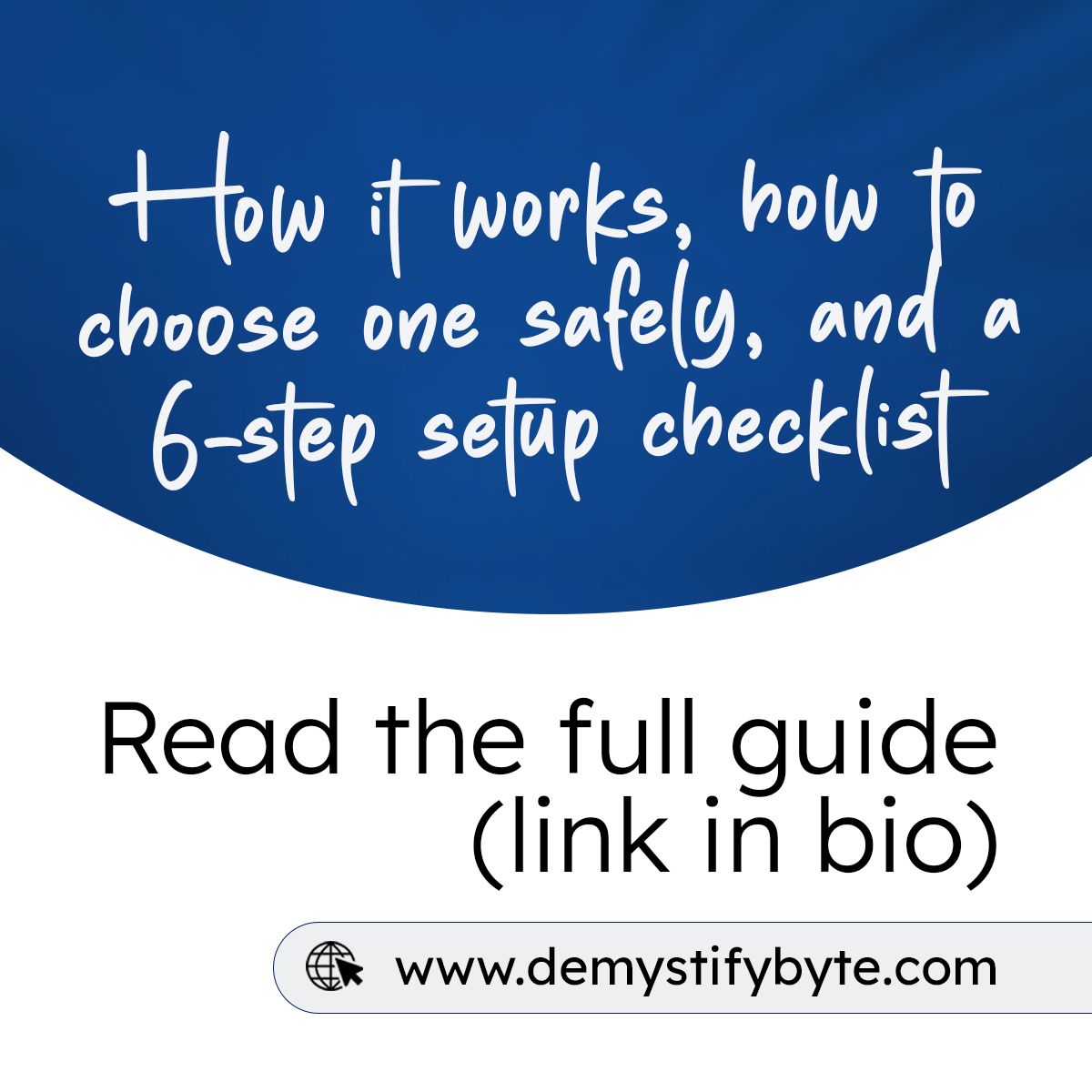 demystifybyte's tweet photo. Swipe through for what a VPN actually does, the myths worth dropping, and where it genuinely earns a place in your privacy routine.

#VPN #OnlinePrivacy #CyberSecurity #TechTips #DemystifyByte #DigitalPrivacy #TechForBeginners #DataPrivacy #StaySafeOnline #TechEducation https://t.co/gGmr1n4mhn