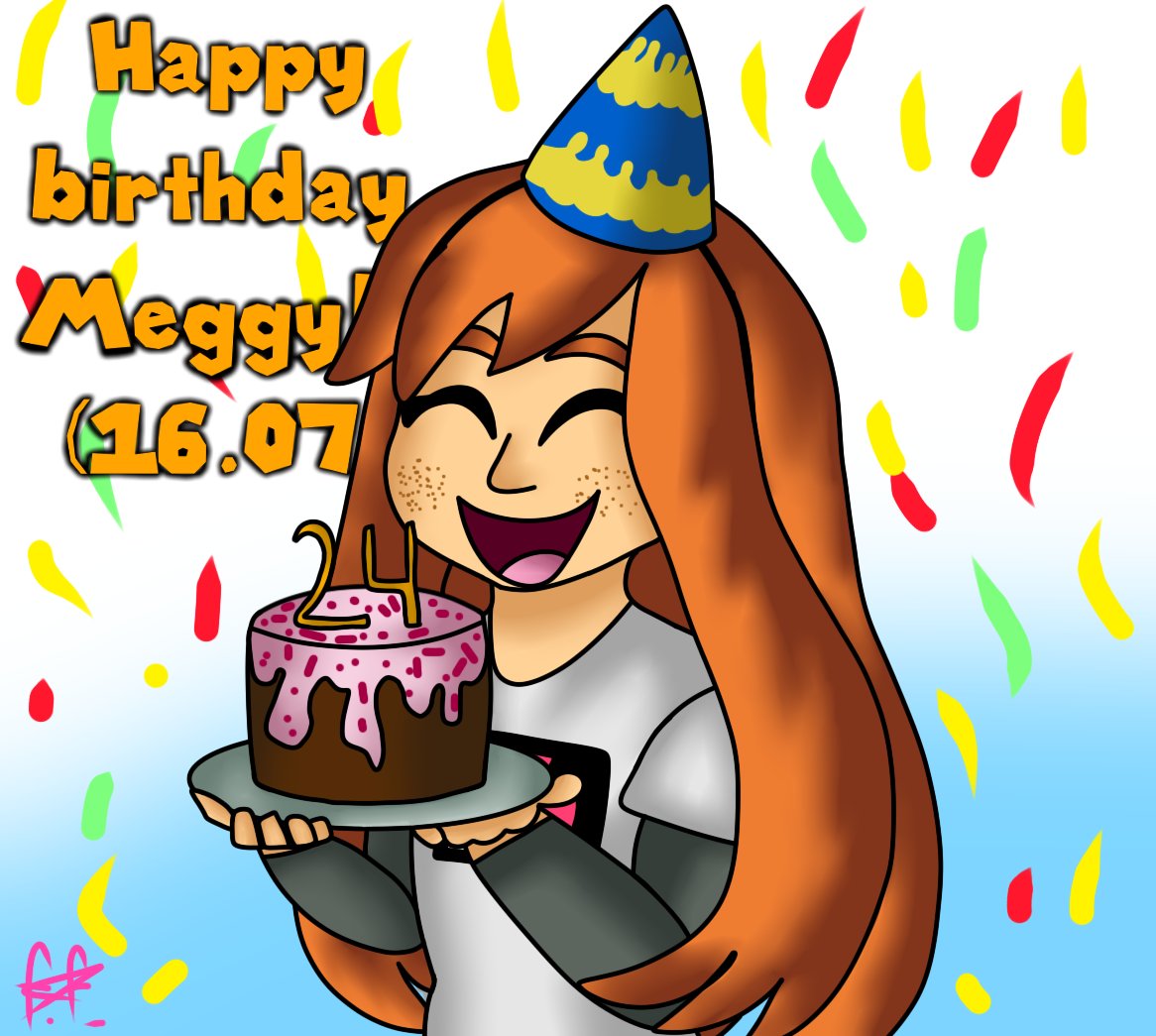 funki_friday's tweet photo. Happy belated birthday, Meggy (16.07)!!!!
--
I actually really forgot about her birthday, which i'm sorry
.
#smg4 #smg4fanart #smg4meggy #smg4meggyspletzer #fyp https://t.co/AFeHmWfvJ7