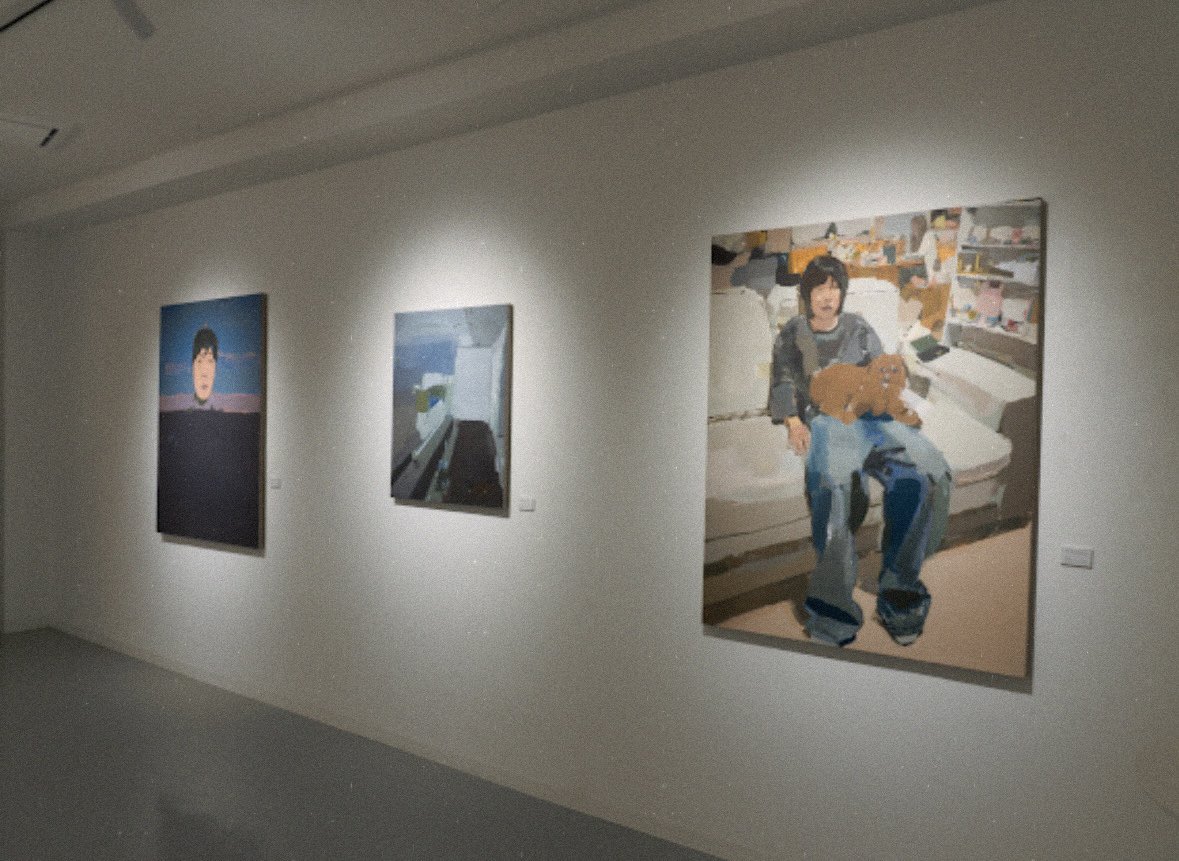 huaiyaa's tweet photo. Installation view 

from Kaisei Iwakiri's 
solo exhibition "STARTURN"
September 13-20 https://t.co/1ADOKN8zdY