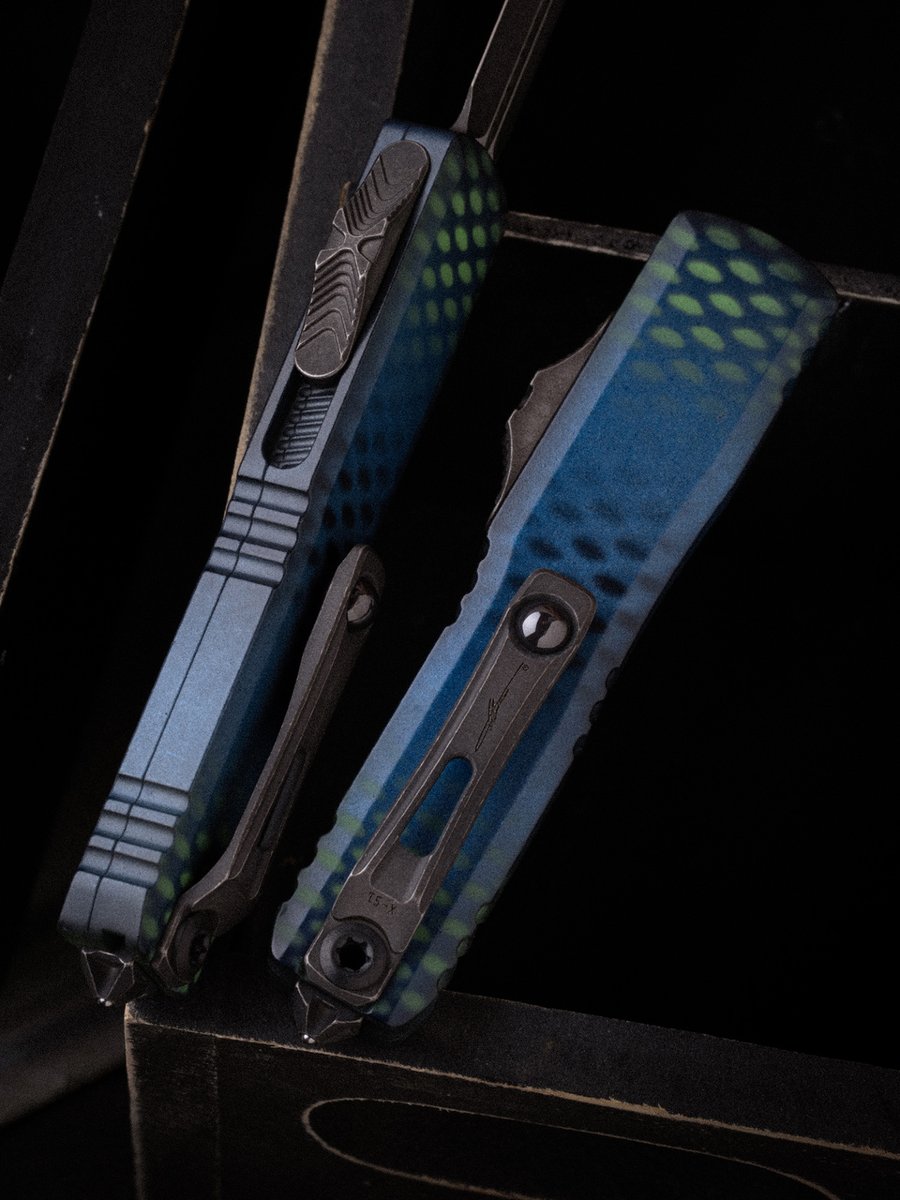 microtechknives's tweet photo. The UTX-70® Gen. IV D/E featuring a Black standard double edge blade housed inside a Blue X-51 chassis.
Creative, concealable, dangerous. This X-51 UTX-70® is unforgettable for so many reasons.
SKU: 11474-1BLX51S
#Microtech #Knives #KnifeCommunity #KnifeMaker #Collector #51 https://t.co/LMAjskMYx4