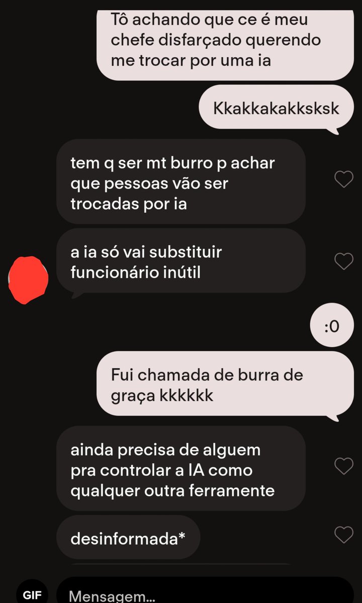 sars_paesal____'s tweet photo. Gente finalmente posso participar da trend 
homens em 2026:

Fui fazer uma piada sobre IA e bom... (pior q antes ele era legal kkkk https://t.co/Zl799B0azW