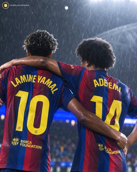 BiggestMohhh's tweet photo. 🚨🎙️ Lamine Yamal on what Karim Adeyemi told him after he missed his penalty against Racing Santander:

“Honestly, when I missed that penalty, I felt like I had let the team down. But Adeyemi came to me and said, ‘Hey Lamine, don’t think about it. Even the best player in the world, Lionel Messi, misses sometimes. Cheer up, don’t worry, the goal will come.’

Those words really helped me. I started pushing myself again, and I didn’t even know he was planning to help me find a goal. All I saw was him constantly pressing, fighting for every ball and creating chances for me.

When I finally scored, he came to me and said, ‘Mission accomplished.’ (laugh)

I’m honestly very grateful to him. Seeing me struggle for a goal and still showing me that much support, especially after the work he put in before giving me that assist, made it even more special. I’m so happy to have him with us.”