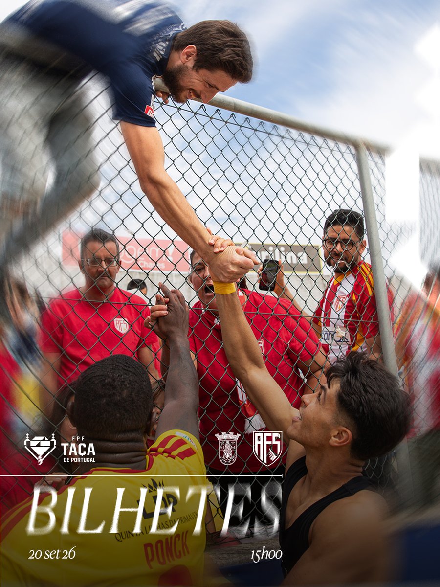afs_viladasaves's tweet photo. 🎫 O bilhete para a Taça de Portugal pode ser comprado no Estádio do SU Sintrense no dia do jogo e tem o custo unitário de 7️⃣ euros.
#AFS #SUSAFS https://t.co/WdpToKUFiH