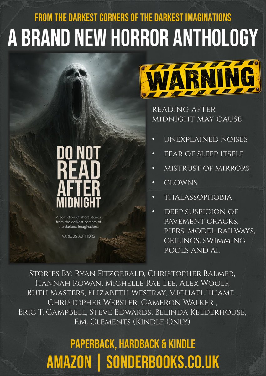 RealAlexWoolf's tweet photo. For any horror fans out there, here’s a spine-chilling new collection, including one of my own. https://t.co/CnVFA5cDfI