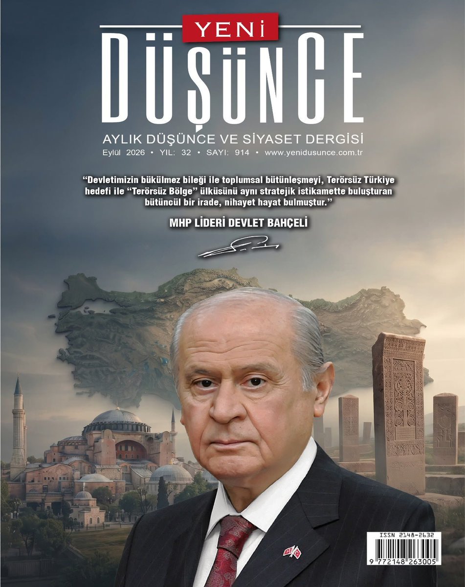 ibozyel's tweet photo. Devletimizin bükülmez bileği ile toplumsal bütünleşmeyi, Terörsüz Türkiye hedefi ile "Terörsüz Bölge" ülküsünü aynı stratejik istikamette buluşturan bütüncül bir irade, nihayet hayat bulmuştur."

MHP LİDERİ DEVLET BAHÇELİ
@dbdevletbahceli
@MHP_Bilgi https://t.co/vy4lArJyu3