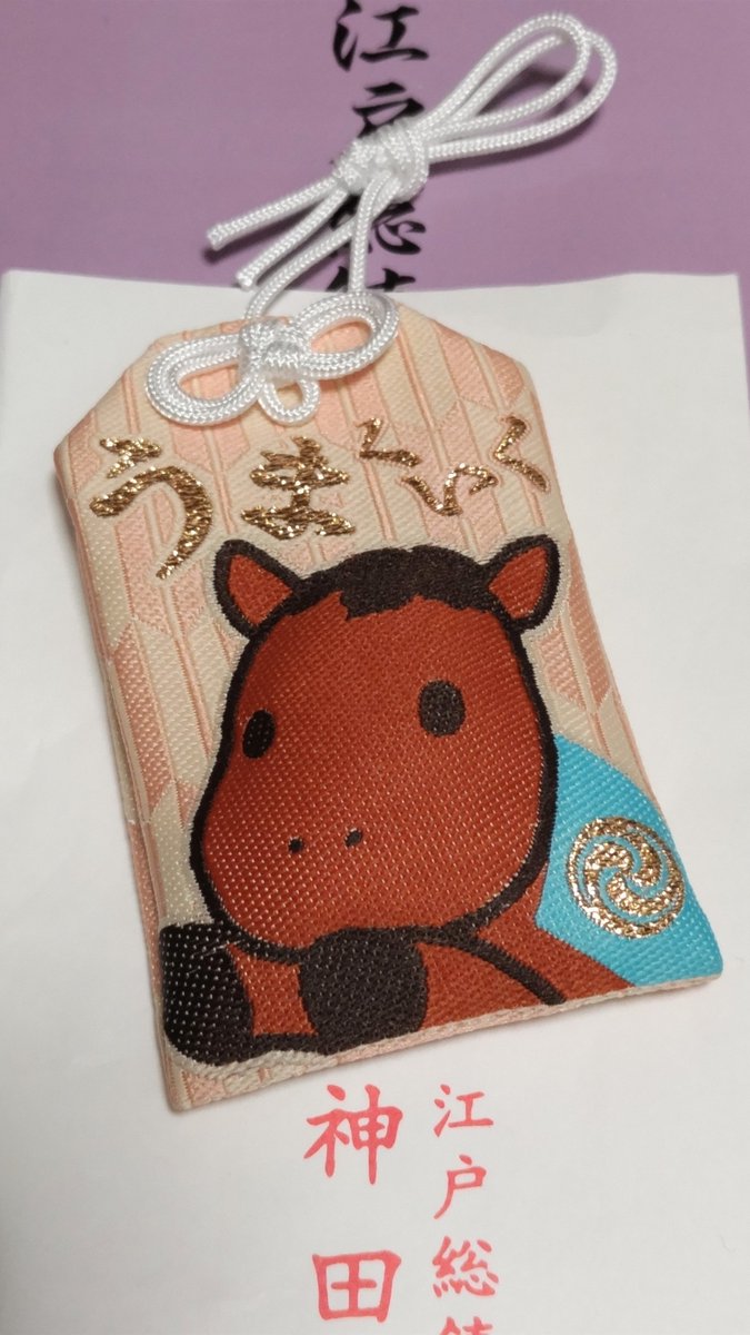 manjuu_z's tweet photo. 今日は十二国記休暇だったんですが本屋の後にちょっと足を延ばして久しぶりに神田明神へ。いただきたかった「うまくいく」御守を授かり、勿論あかりちゃんにも会ってきた https://t.co/G0M4tTzQmD