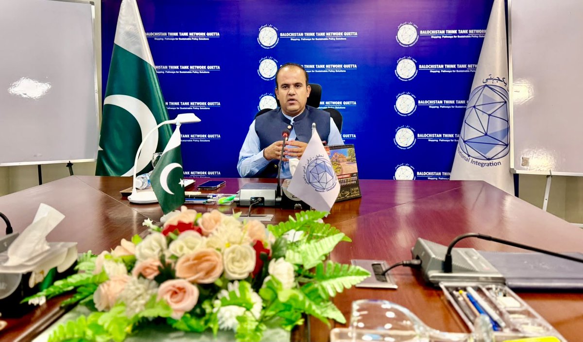 bttn_quetta's tweet photo. BTTN Outreach and Participation. 

Associate Director BTTN, Sher Ali Kakar, spoke on "Prevention of Nuclear War: Doctrines, Risk Reduction and Practical Measures for Strategic Stability” in a webinar organized by  CISS AJK. He discussed the evolving challenges and proposed practical measures for risk reduction and strengthening strategic stability.

#SouthAsia #Nuclear #Pakistan #RiskReduction