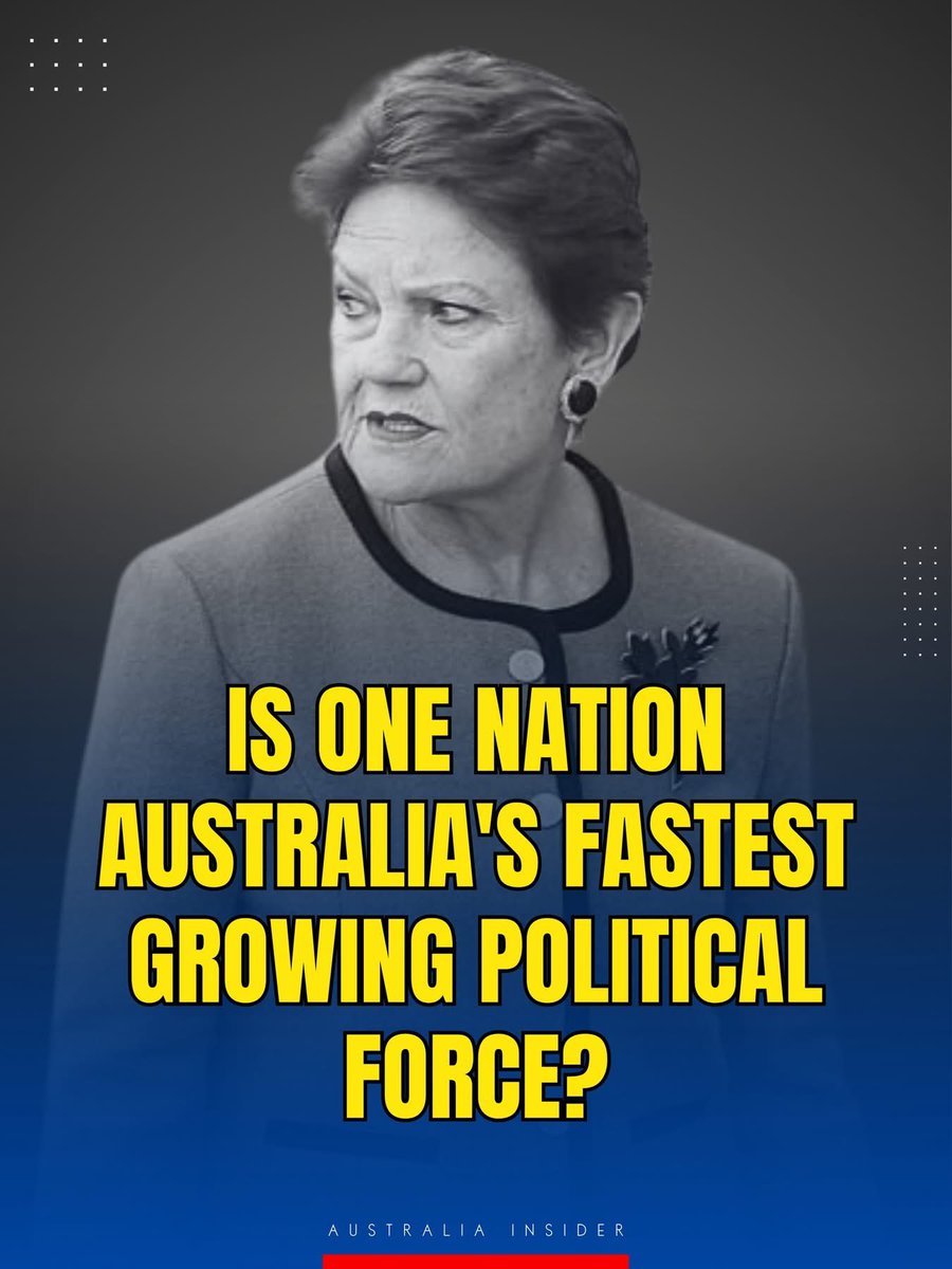 Support_Pauline's tweet photo. Is One Nation Australia's fastest growing political force? https://t.co/PrHI7bIiCT