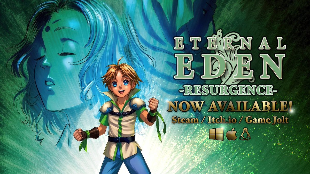 WathitdewRecord's tweet photo. @JanduSoft Eternal Eden™ Resurgence is now available on Steam, Itch and Game Jolt! You can play on Windows, macOS and Linux! Rediscover Eden is this enhanced 3D remake! ⚔

Steam : https://t.co/TdRRDRdPoE
Itch : https://t.co/w59M3Jbtvr
GameJolt : https://t.co/XK3fx80PlR https://t.co/OysyMPOs3p
