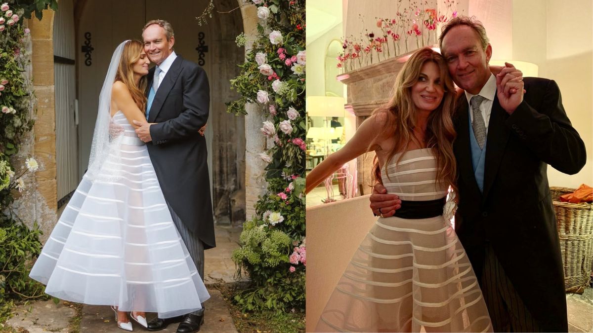 ndtvLifestyle's tweet photo. British screenwriter Jemima Goldsmith and Irish-Australian financier Cameron O'Reilly got married on September 12
https://t.co/k6JJDhTELM https://t.co/OZHZxE7dfK