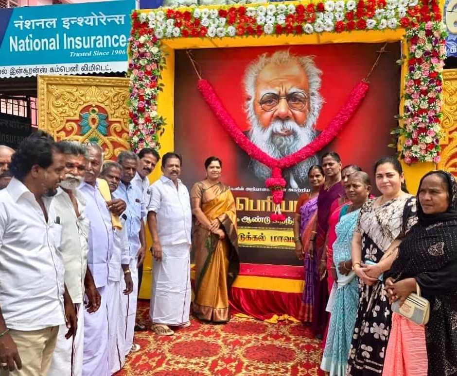 ushadevisundar's tweet photo. #திண்டுக்கல் தந்தை பெரியாரின் #148 வது பிறந்தநாள் விழா மற்றும் சமூக நீதி நாள் உறுதிமொழி ஏற்பு  நிகழ்வில்..
17.09.26.
 #periyar_forever 
#Social_justice_Day 
#DMK4TN https://t.co/YahaRX5as3